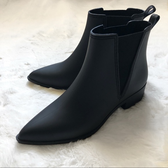 pointed rain boots